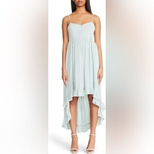 NWT BB Dakota by Steve Madden Ruffle High/Low Hem Sleeveless Dress